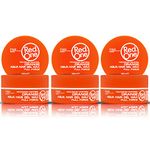 RedOne Hair Styling Aqua Wax Orange 3x 150 ml | Edge Control | Ultra Hold | Gel Wax | Men & Women Hair Wax | Melon Scent | Maximum Control