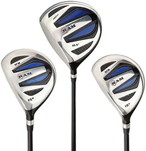 Ram Golf EZ3 Mens Wood Set - Graphite Driver, 3 & 5 Wood Lefty - w/Headcovers