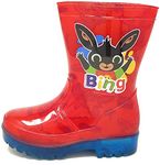 William Lamb Boys Bing Bunny Wellies Wellington Boots (5 UK Child, numeric_5), Red