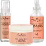 Shea Moisture / Coconut and Hibiscus / Daily Moisture Mist / Frizz-Free Curl Mousse / Curl Enhancing Smoothie / Gift Set / Deal