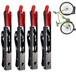 Wallmaster BIKEPAL Swivel Bike Rack, Wall Mounted Bike Storage System, Space Saving for Home and Garage, 4 Pack