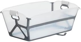 Evolur Supple Baby Bath Tub, Compact and Easy Fold, Stable and Portable Bath Tub for Baby 0-12 Month