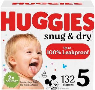 Huggies Snug & Dry Baby Diapers, Size 5 (27+ lbs), 132 Ct