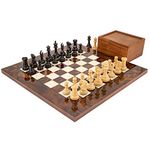 Highclere Ebony and Walnut Luxury Chess Set