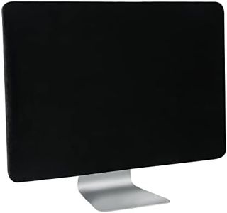 GBOLE Monitor Dust Cover Compatible with iMac 24 inch Computer Anti-Static Dustproof LCD Panel Case Computer Screen Protective Sleeve Desktop and TV Black (24 inch Monitor Dust Cover)