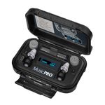 Etymotic Research Music Pro Elite Rechargeable Musicians Earplugs with Active Hearing Protection, Black, 10 Piece Set (ER125-MPE)