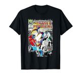 Transformers Vintage Faded Optimus vs. Megatron Comic Cover T-Shirt