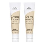 AVEIL Creme Avoine Oat Meal Body Moisturizer | Nourishing & Hydrating Moisturizer for Face | All Season Moisturizer for Body | For All Skin Types | Non-Greasy Body Lotion | Pack of 2-125ml each