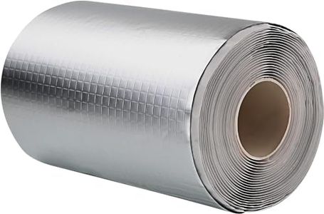 LLPT Aluminum Butyl Tape White 6 Inch x 16.5 Feet Hatch Cover Flashing Permanent Waterproof Leak Repair Tape for Boat Pipe RV Awning Roof Window Patch and Sealing (AB437WT)
