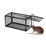 ThreeH Humane Live Cage No Kill Rodents Trap Rat Mouse Chipmunk Mice Voles Hamsters Catch and Release Medium Size 10.2x5.1x5.1"