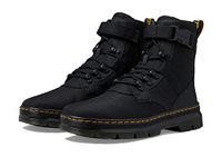 Dr. Martens unisex-adult Combs Tech Ii Combat Boot, Black, 10 Women/9 Men