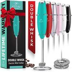 Zulay Double Whisk Milk Frother Han