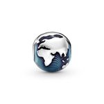 Pandora Blue Globe Clip Charm 799429C01