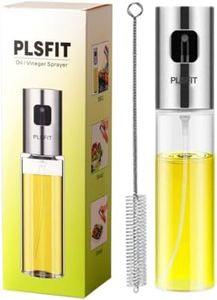 Top Studio Öl Sprüher Öl Sprühflasche, Multifunktional Olivenöl Sprayer, Essig und Öl Spender Sprühflasche mit Reinigenbürste, öl Sprüher Flasche für Kochen, BBQ, Grillen, Salate