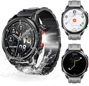 DOOGEEEco Anywise W1Pro Smart Watch for Men, 5ATM Dual-Band GPS Offline Map