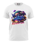 Print My Fashion Boys T-Shirt Astronaut Space (White_7-8 Years)