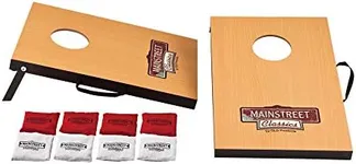 Mainstreet Classics Micro Bean Bag Toss: Travel Sized, (16" x 10.5" Boards) Mini Cornhole Game Set