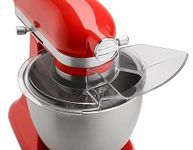 KSMBLPS Pouring Shield for Kitchenaid 5.5 Quart, Pouring shield for kitchenaid 6 Quart &5, 7, 8 Qt Stainless Steel Bowl, kitchenaid Bowl-Lift Stand Mixer Accessories Splash Guard Three-year