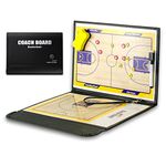 Pure Vie Portable Basketball Coaching Board Basketball Coaches Tactical Clipboard Strategy Blackboard with Player Markers, Erase, Pen - Basketball Gift Sporting Goods Training Assistant Equipment KIt