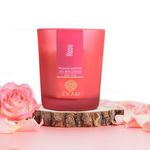 EKAM Rose Votive Soy Wax Scented Candle, 40 Grams, 10 Hours Burn Time| Long Lasting Premium Candles | Ideal for Home Décor | Gifting & Aromatherapy