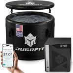 JUGRFIT 108-Gallon Luxury Pro-Grade Cold Plunge Tub with 1050W Water Chiller – Ice-Free At-Home Recovery, Built-in Filtration, Weatherproof & Durable