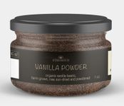 Strongus Vanilla Powder - Pure Ground Madagascar Vanilla Beans - Gourmet Flavoring for Baking, Cooking, Coffee & Ice Cream Making - Rich in Flavor, Aroma - Essential Pantry, Kitchen Spices - 28 g