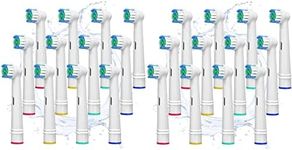 24 Pack Replacement Toothbrush Heads Compatible with Oral-B Electric Toothbrush, MH MOIHSING Replacement Brush Heads for Oral B-Precision Clean – Rotating Brush Head for Superior Clean