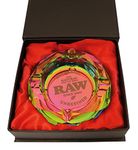 Rainbow Glass Ashtray by Raw