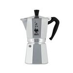 Bialetti Moka Express 9 Cup Espresso Maker/Percolator/Stovetop/filter coffee maker for an Italian Mocha - Authentic Moka Pot