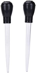 2 Pcs 11-Inch Turkey Baster with Rubber Bulb Extra Large Bulb Basters with Measuring Lines Turkey Baster Syringe Injector Needle for Cooking, Butter Drippings, Glazes, Roasting Juices