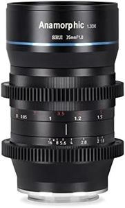 SIRUI 35mm F1.8 1.33X S35 Anamorphic Lens, Cinema Lens for RF Mount, Blue Flare