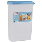 Décor Pantry Stack & Store Tall Food Container | Airtight Kitchen & Pantry Storage | Includes Food Storage Labels | Clear - 3.25L