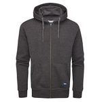 Charles Wilson Men's Full Zip Midweight Hoody (L, Charcoal Melange (0822))