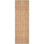 Safavieh Natural Fiber Collection NF747A Hand Woven Natural Jute Runner, (2-Feet 3-Inch X 7-Feet)