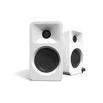 Kanto ORAMW 100W Powered Reference Desktop Computer Speakers with Bluetooth 5.0 and USB-C Input | Bi-Amplified | 100 Hz Automatic Crossover | Reference Quality Sound | Pair | Matte White