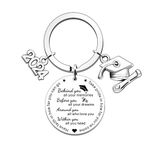 JETTOP Graduation Gifts for Her Him Gifts for Graduates Him Her Congratulations Graduation Gifts Keyring Behind You All Your Memories