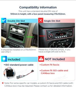 XTRONS 7" Android Car Stereo – 8GB RAM, 256GB Storage