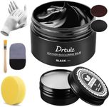 drtulz Black Leather Recoloring Balm Conditioner, Leather Restorer, Leather Dye, Vinyl Repair Kits for Furniture, Couches, Car Seats, Shoes, 2023-A4