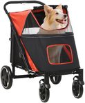PawHut Dog Stroller, Foldable Pet P
