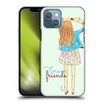 Head Case Designs Infinity Dress My Bff Cases Hard Back Case Compatible With Apple iPhone 13