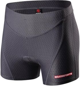 SoukesportsAU Cycling Shorts Women's 3D Padded Bicycle Bike Biking Underwear Shorts Darkgrey
