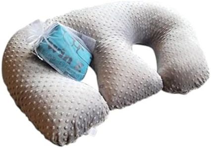 Twin Z Pillow + 1 Grey Cuddle Cover + Free Travel Bag!