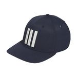 adidas 3-Stripes Tour Golf Hat, Recycled Polyester, Blue