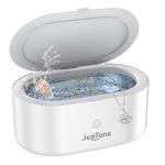 Ultrasonic Cleaner, JeaTone Ultrasonic Jewellery Cleaner Machine 600ML with Timer, 46KHz Professional Sonic Cleaner for Glasses, Makeup Brushes, Ring, Diamond, Retainer, Mouth Guard, Denture Cleaner