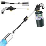Sondiko Propane Torch Weed Burner, Ideal Weed Torch, Gas Welding Equipment, Heavy Duty Blow Torch with Turbo Trigger for Garden Stumps Wood Snow and Roofing