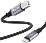 AGVEE 5ft Lightning OTG MIDI Cable 