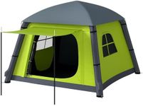 Outsunny Inflatable Camping Tent w/