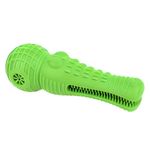 Foodie Puppies Natural Rubber Dog Chew Toy - (Crocodile Toy) for Puppies & Small Dogs | Interactive Training, Dental Cleaning, and Fun Chew Toy | Works Better with Toothpaste