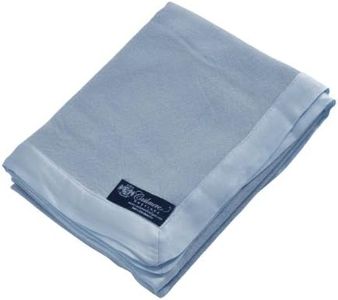 Cashmere Boutique: 100% Pure Cashmere Baby Blanket (Color: Baby Blue, Size: 36" x 44")
