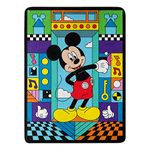 Northwest Mickey Mouse Micro Raschel Throw Blanket, 46" x 60", Funhouse Games